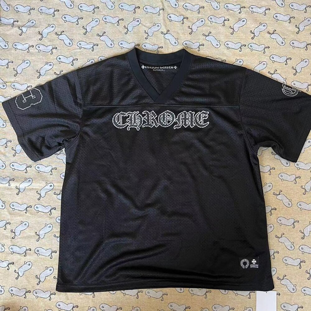 Chrome Hearts Black Sport Mesh Varsity Hockey Shorts